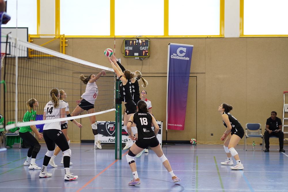Am Block der Wildcats war es schwer, vorbeizukommen. (Foto: Kombinat Küste)