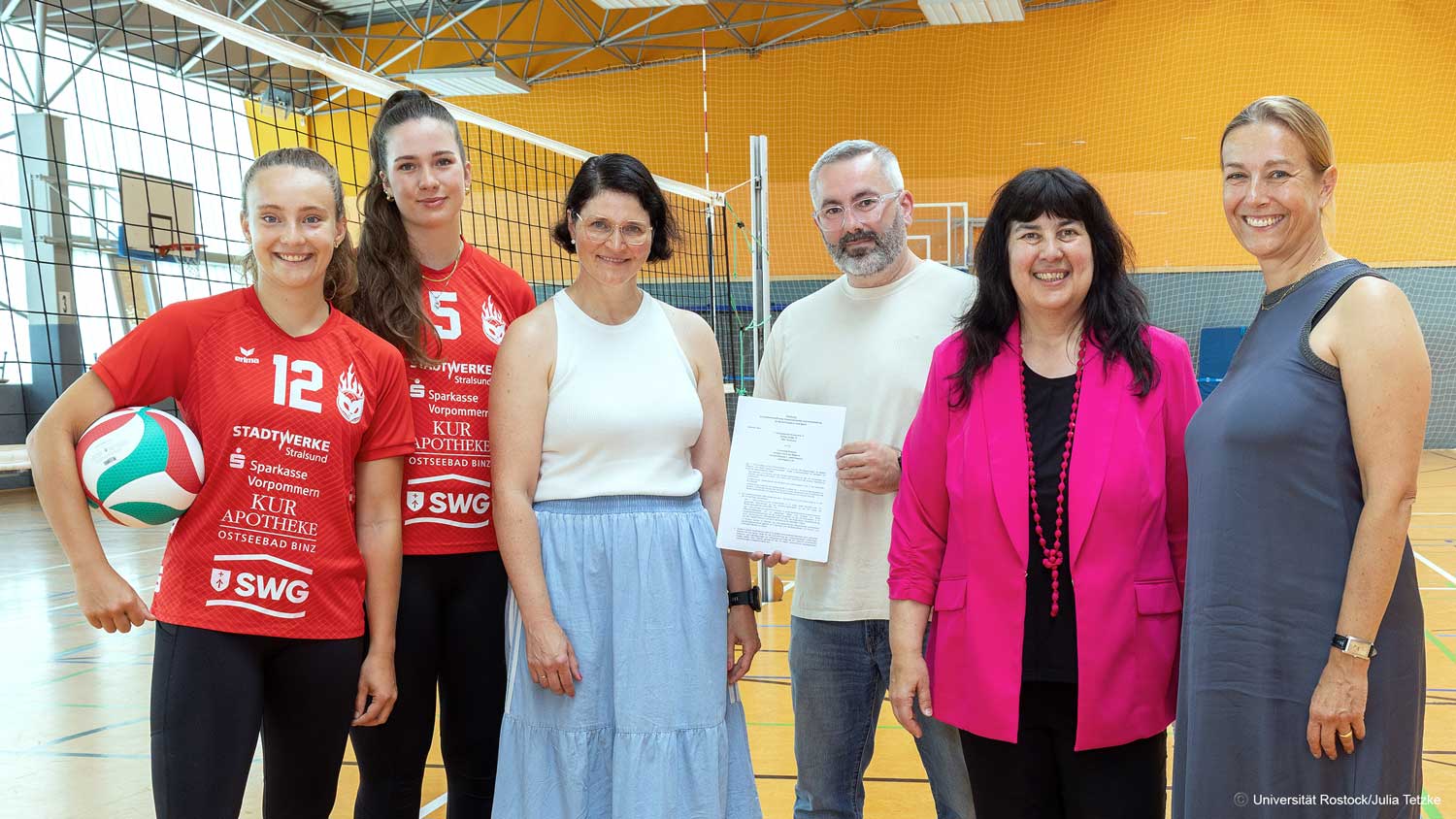 Ein starkes Signal für die Zukunft: Wildcats und Universität Rostock starten Allianz für den Spitzensport! (Foto ©️ Universität Rostock/Julia Tetzke)
