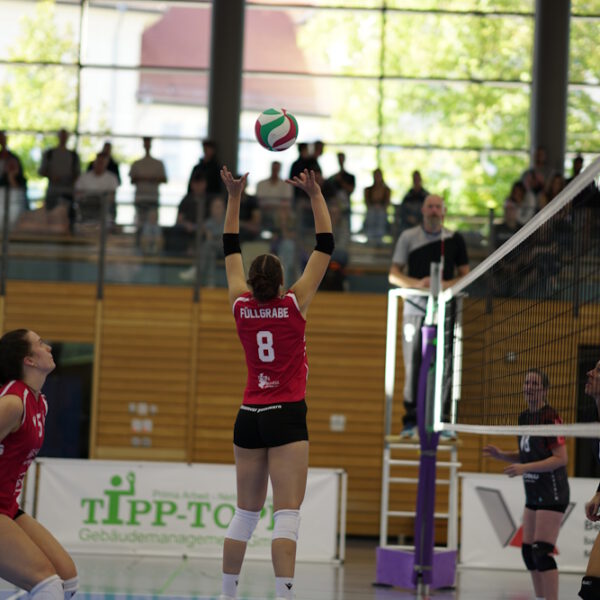 Unsere neue Zuspielerin Janneke "Janni" Füllgrabe am Ball (Foto: Friedrich Kunschke)