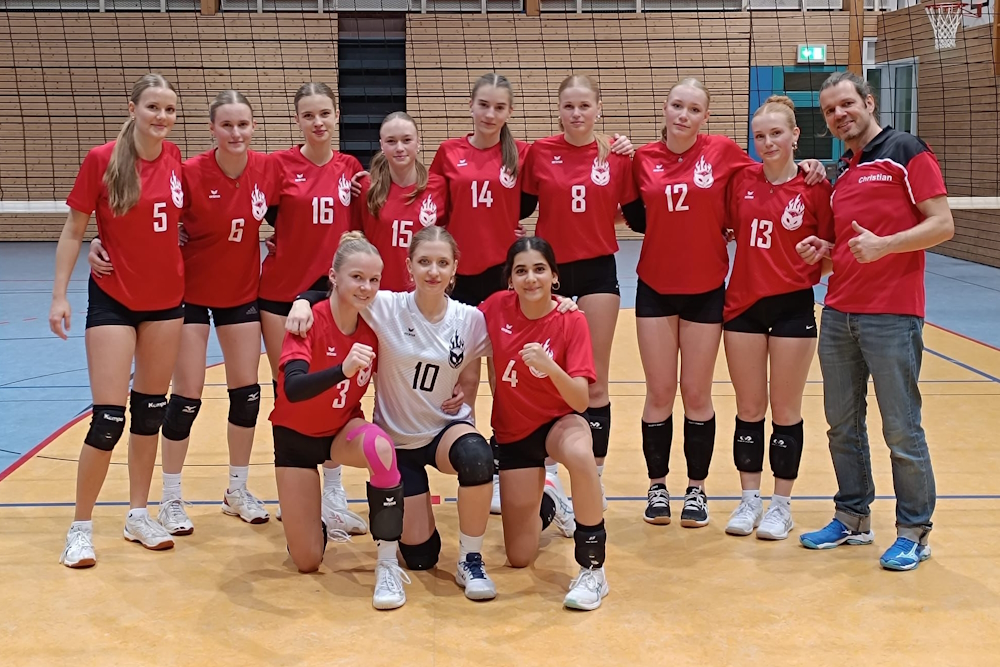 Der 1. VC Stralsund war Gastgeber der 3. Runde der U18w-Landesmeisterschaften
