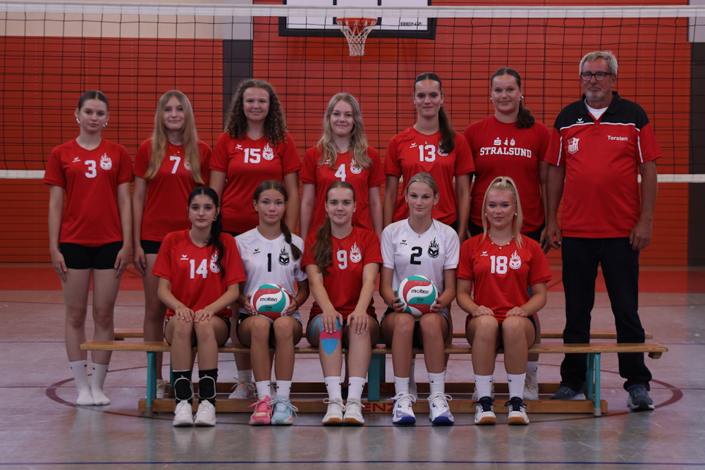 4. Damen-Mannschaft des 1. VC Stralsund 2026/2027 (Foto: Kombinat Küste GmbH)