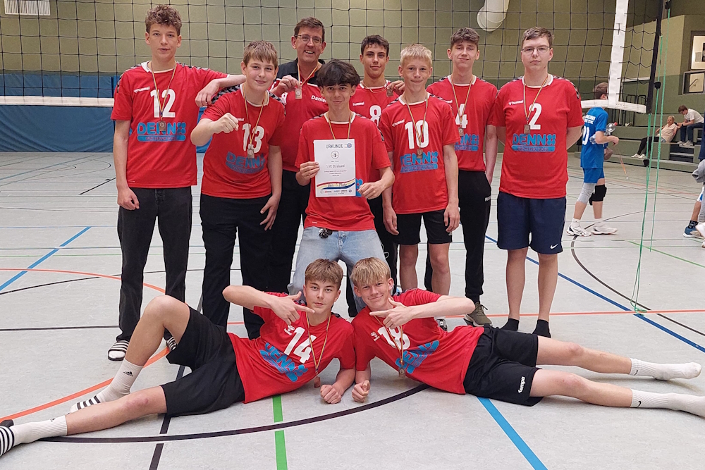 Unsere Bronzemedaillengewinner beim Landespokalfinale der U18 (Foto: Conrad Freuling)