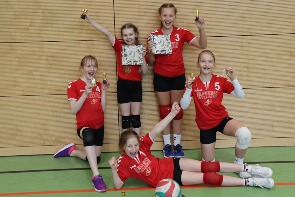 Unsere Stralsunderinnen der U12 bei diesem Turnier (Foto: Conrad Freuling)