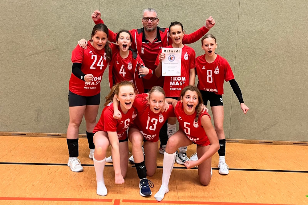 Erfolgreiches Volleyball-Wochenende für den 1. VC Stralsund