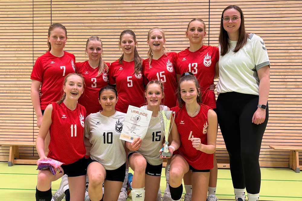 Team 1 der U16 sicherte sich Platz 2 beim Pokalfinale (Foto: Fam. Auch)