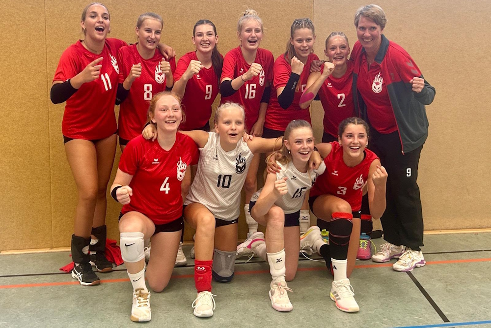 Die Spielerinnen der U16 sind mit Spaß und Erfolg in die neue Saison gestartet (Foto: Charlotte Herpell)