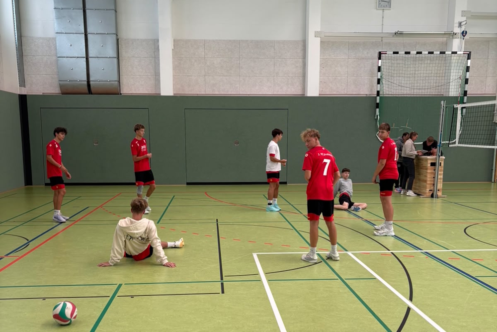 Die Jungs der Stralsunder U20 beim Turnier in der Landeshauptstadt (Foto: Andrea Kuhsen)